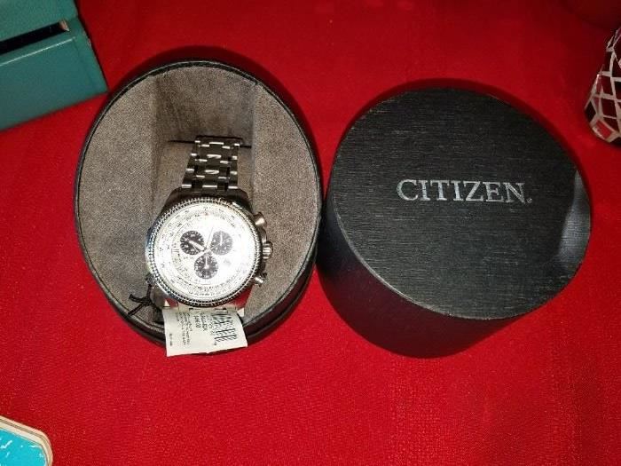 We have at least 20 in boxes Citizen watches that have not been used. 