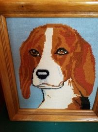 Needlepoint Beagle 