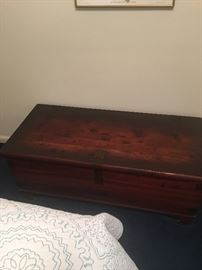 Antique cedar blanket chest Aromatic