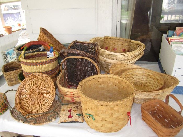Longaberger baskets and others