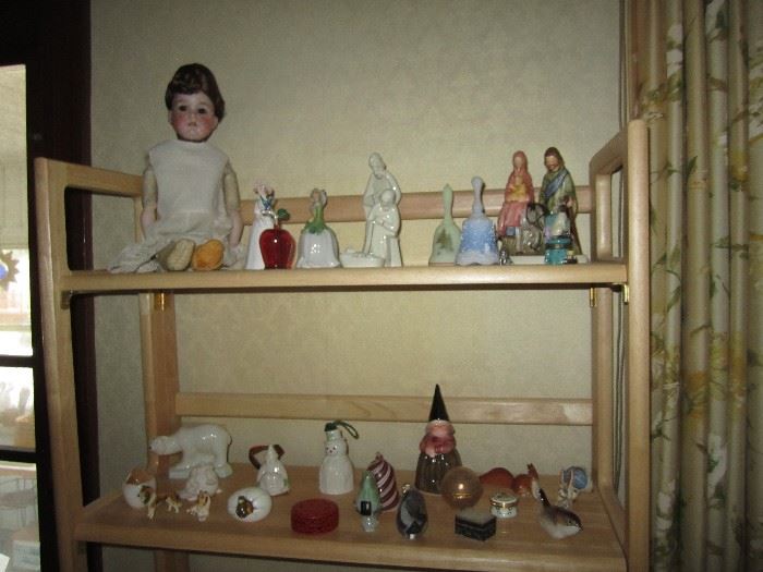 Early Armand Germany doll, Hummels, Belleek, Fenton