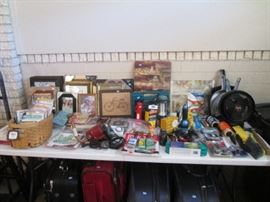 Picture Frames, Cards & Stationary and Assorted Garage Items