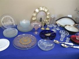 Fine Glassware and Serving Pieces
