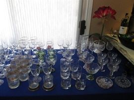 Some Gold-trimmed and Colored Glass