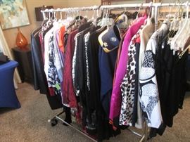 More Featured Clothing, Some Designer's Labels, Evening Wear and Leather Jackets