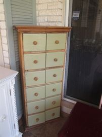 Tall Wood Cupboard with 2-Doors