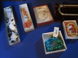 Lots of the Jewelry is NIB and still tagged tagged