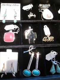 Earrings, pendants
