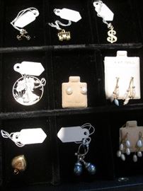 Sterling, gold, pearls and much more. Many of the pieces still have original tags.