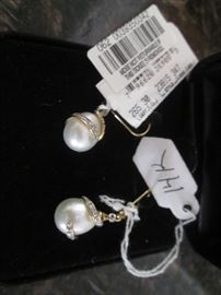 Beautiful pearl earrings