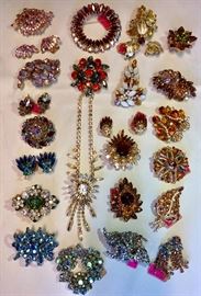 Juliana Collection and Vintage Colorful Rhinestones