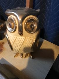 Vintage Owl Transistor Radio 1960 Eames Era Panton