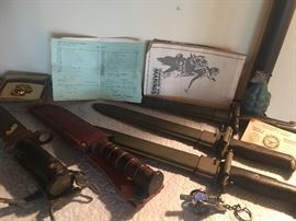 Real Combat Knives Military issued 1963 - they were discovered in the attic in a Military Box
some appears to be older may be as old as WW2
More information to come