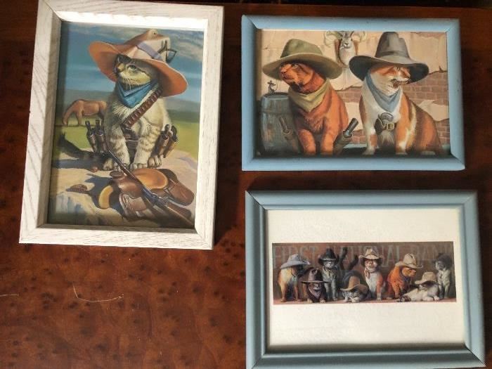 Cowboy Cat prints 