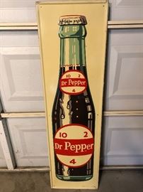 Large Dr Pepper sign 