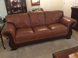 Leather sofa