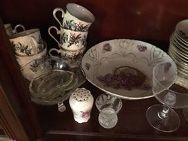 Part of Christmas dishes