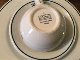 Vintage restaurant ware made in Bedford, Ohio - set
