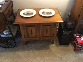 Small table with storage