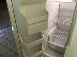 Inside of freezer