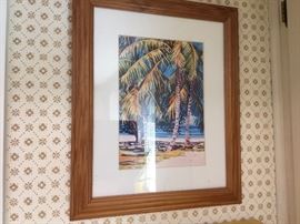 Framed Print in kitchen