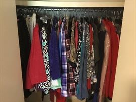 Clothing in all closets