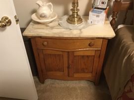 Marble top table/wash stand