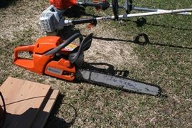 Echo Weed Whackers and Husqvarna Chain Saw