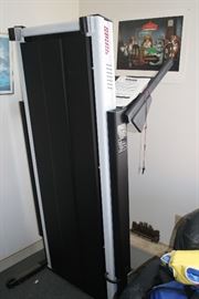 Spirit treadmill in it's stored position