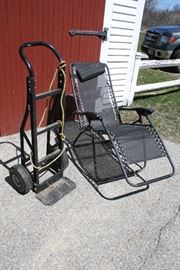 One of two anti gravity chase lounges