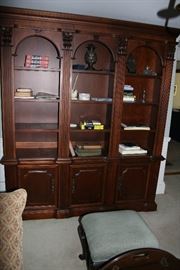 Cherry or Mahogany shelving