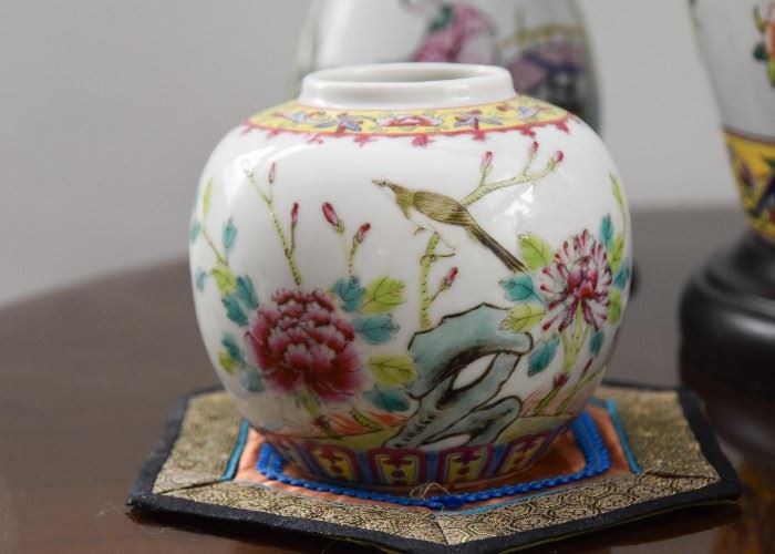Chinese Famille Porcelain Vase
