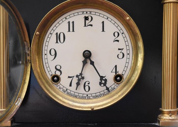 Antique Mantle Clock by The Sessions Clock Co. (USA)