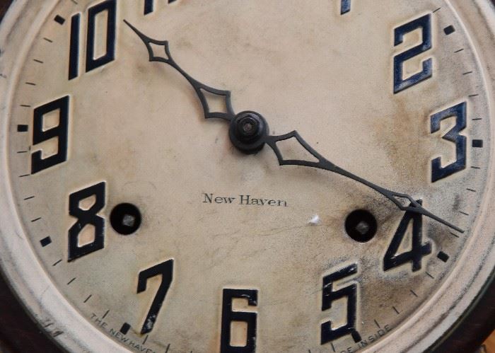 Antique New Haven Banjo Wall Clock