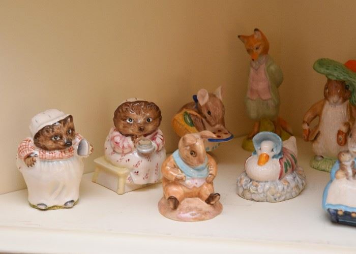 Royal Albert Beatrix Potter Figurines (England)