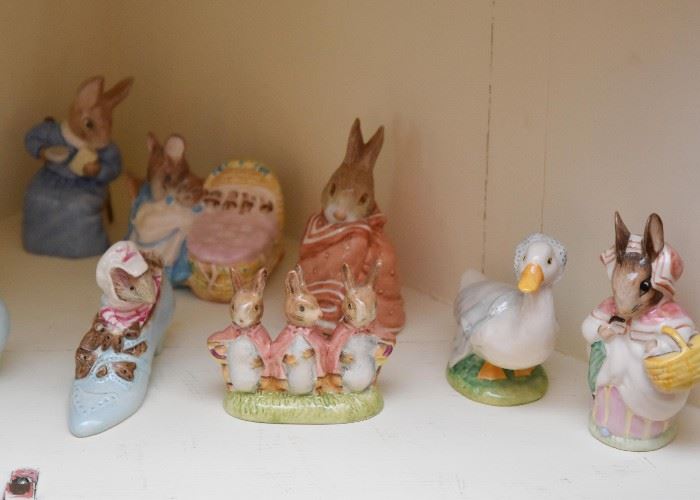 Royal Albert Beatrix Potter Figurines (England)