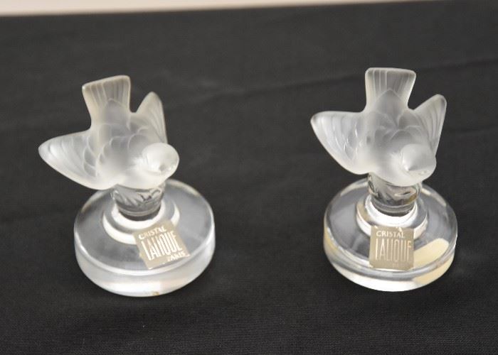 Lalique Crystal Bird / Dove Figurines or Paperweights