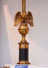 Brass Eagle Table Lamp