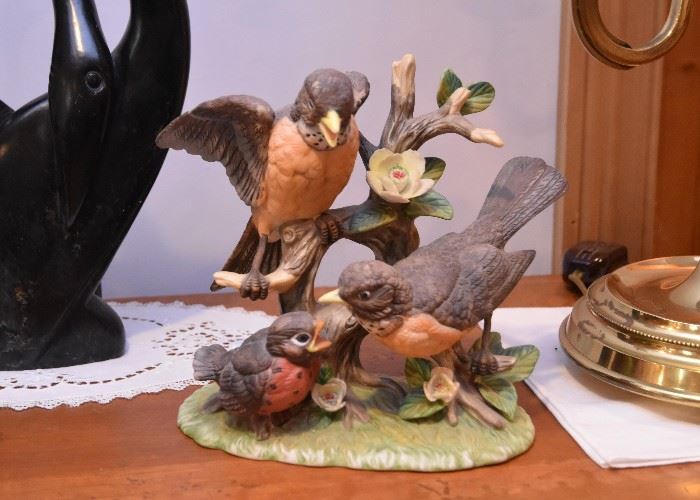 Collectible Porcelain Bird Figurines
