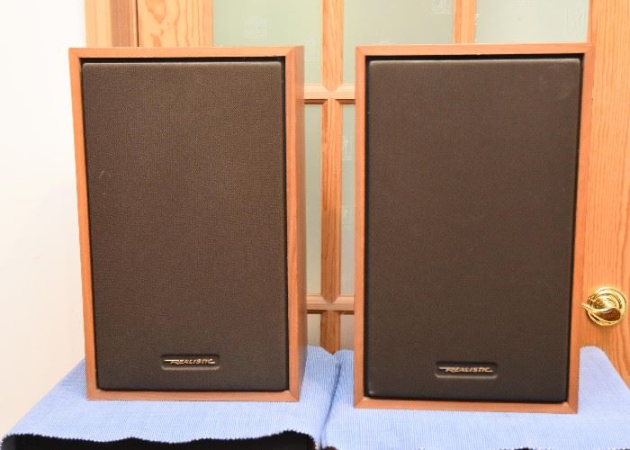 Pair of Realistic Speakers