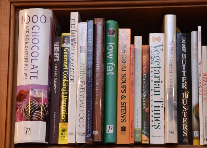 Large Collection of Cookbooks