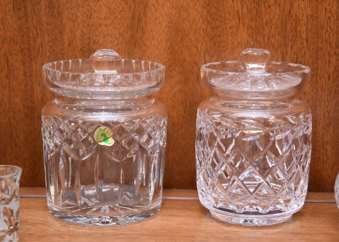 Waterford Crystal Biscuit Jars