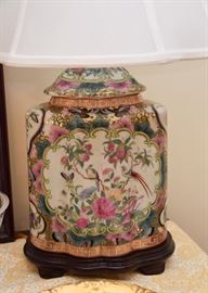Porcelain Ginger Jar Table Lamp