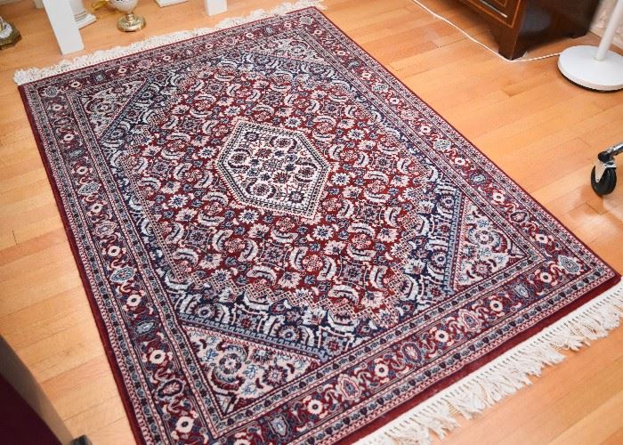 $175, Indian Woven Rug, 67x49