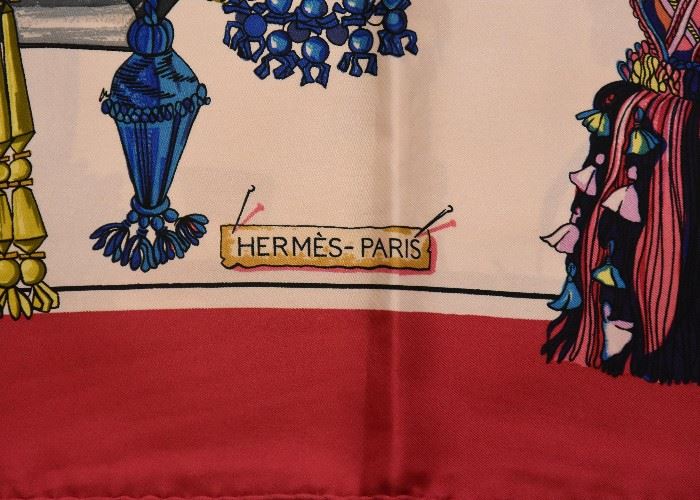 Hermes Silk Scarf
