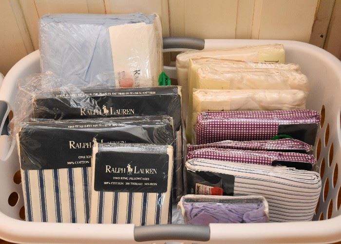 Bed & Bath Linens (Many Brand New)