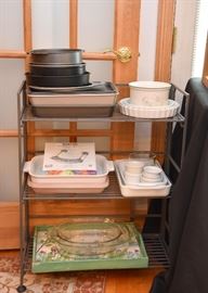 Baking Pans, Baking Dishes & Casseroles, Folding Metal Bookshelf