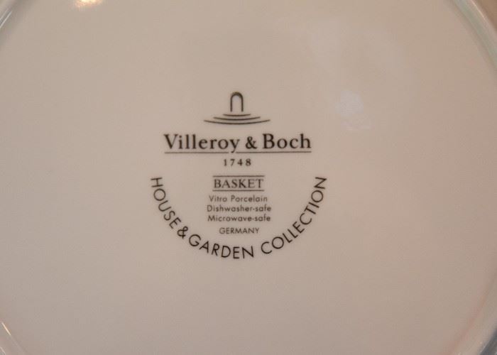Set of Villeroy & Boch Dinnerware (Basket Pattern)