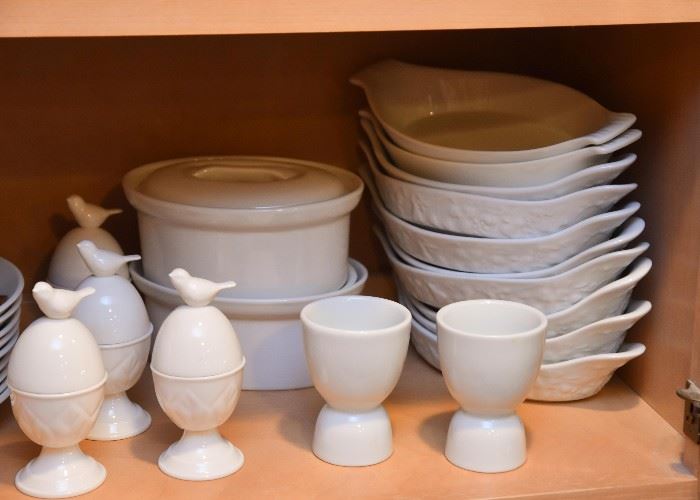 Baking Dishes, Bowls, Egg Cups (Including Apilco)