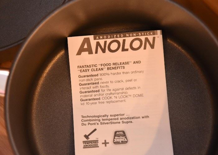 Anolon Pots & Pans (Most Brand New)